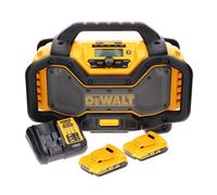 Radio sans fil DeWalt DCR 027 D2 DAB+ 10,8-18,0 V + 2 batteries 2,0 Ah + chargeur