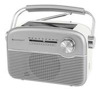 Radio sans fil Soundmaster TR480SI - FM, panneau solaire, argent