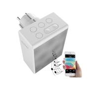 Radio secteur FM avec fonctions bluetooth et mains libres, blanc [Auvisio]