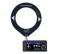 Radio SI4732 avec écran IPS de 1,9", récepteur ESP32-S3 pleine bande pour FM AM SSB LSB USB, accordeur portable à ondes courtes 800 mAh avec antenne (antenne en boucle)