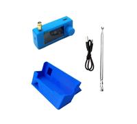 Radio SI4732 LSB USB AM FM, Récepteur Radio, Écran 1,9 Pouces, Ondes Courtes, avec Antenne Télescopique + Support 3D à Trou Gauche