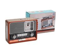 Radio solaire à manivelle à main - Radio d'urgence à piles, radio d'alerte météo | Équipement de survie de charge USB, radio-réveil portable pour tempêtes de randonnée voyage en plein air catastrophe