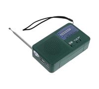 Radio Solaire à Manivelle d'urgence avec Alarme Sos et Lampe