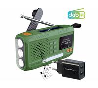 Radio solaire et dynamo FM/DAB+ SOL-1550 avec chargeur secteur - Infactory