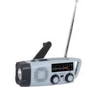 Radio Solaire FM/AM Radio Dynamo à Manivelle avec Lampe Lecture LED 2000mAh Powerbank SOS Alarm pour Outdoor Camping