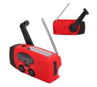 Radio solaire - Non spécifié - Radio dynamo à manivelle - FM/AM/NOAA - Portable - LED éclairage