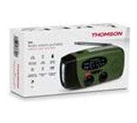 Radio FM Solaire Portable RT260,eclairage LED, Bouton SOS Alarme,Dynamo pour Recharge Manuelle, Recharge USB Batterie 2000 mAh, Charge d'appoint Smartphone (Multicolore)