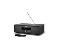 MEDION P64145 Système Audio Tout-en-Un (Dab+, CD, MP3, Radio FM PLL, USB, système Compact, Design élégant, Fonction réveil, Mise en Veille Automatique) Anthracite