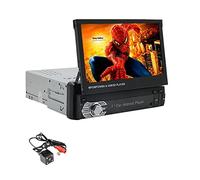 Radio stéréo de l'autora MP5 MP4 Joueur 7 Pouces HD Écran Tactile Bluetooth Support la caméra arrière TF/FM USB AUX MirrorLink Multimedia(9601A with Camera)