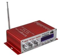 Radio stéréo Hy 400 Hi Fi, haut parleur Mp3, avec écran Lcd Fm, lecteur de puissance, pour voiture, moto, télécommande