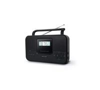 Muse Radio portable M-087 MB FM stéréo 20 stations mémorisables réveil intégré