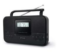 Muse Radio portable M-087 MB FM stéréo 20 stations mémorisables réveil intégré