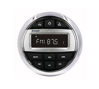 Radio StéRéO Marine pour Bateau, éTanche, FM AM, Lecteur Audio MultiméDia NuméRique pour Jauge de Yacht, ATV, UTV, Chariot, Moto