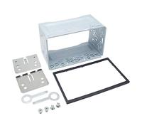 Radio Stéréo Voiture Cage en Métal Double Din Cadre Panneau Stéréo Cage Stéréo Voiture Double Din Automobile Accessoires Stéréo Voiture