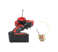 Radio Télécommande 2.4G pour Voiture Tank Radio Télécommande(Red) | pour fréquence , 4 canaux, signal stable, anti-interférence, pour idéal bricolage