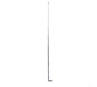 Radio télescopique 7 sections pour antenne 76,5 cm Inox | Design à 7 sections, s'étend jusqu'à 76,5 cm, construction en acier inoxydable, améliore le signal FM DAB