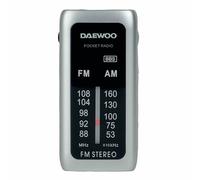 Daewoo DW1129 Radio Portátil Mini Plata