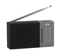 SPC Jetty Lite - Radio Portable, compacte, Grand Cadran analogique, Radio AM/FM, Style élégant, Haut-Parleur Grand Format