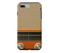 Radio Transistor Vintage années 70 analogique Audio Nostalgie Coque pour iPhone 7 Plus/8 Plus