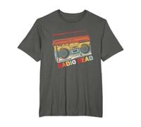Radio Vintage In Head Music Matching Band Cassette Player T-Shirt
