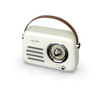 Inovalley Radio Vintage portative Bluetooth beige