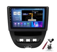 Radio voiture Android 15 pour T-oyota Aygo/P-eugeot 107/C-itroen C1 (2009-2015) Remplacement stéréo Écran QLED 2K 9 pouces Lecteur multimédia avec Carplay GPS Sat Navi BT 5G WiFi SWC,K6 pro plus