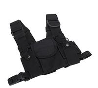 Radio Walkie Talkie Poche Poitrine Harnais Sacs Pack Sac à Dos Holster Pochette Avant de