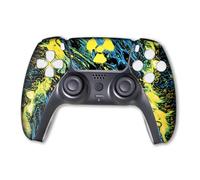 Radioactiive Contrôleur PS-5 sans fil compatible avec la console Play-Station 5 par BCB Controllers | Fièrement personnalisé aux États-Unis avec impression HYDRODIP permanente (pas seulement une peau