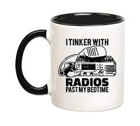 Radioamateur | Je Bricole Avec Les Radios Mug À Café Micro-Ondes Tasses À Thé Pratiques Tasse Pour L'École Cuisine Boissons Chaudes 330Ml