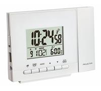 Radiocommandé Horloge de Projection avec thermomètre TFA 60.5013 (Blanc)