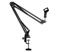 radiodiffusion Microphone Studio Support de bureau - Boom ciseaux bras de suspension