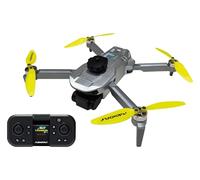 Radiofly Star Brush 25 Drone RC 2,4 GHz 8 fonctions, arrêt, décollage et atterrissage assistés, 3 vitesses, moteurs brushless anti-surchauffe, boîte porte-drone