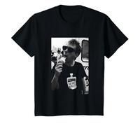 Radiohead Thom Yorke The Bends Era par Andy Willsher T-Shirt, Enfant, Noir, 4 Ans