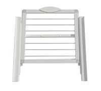 Radiola Kit de superposition GMRALAVAGE1002 pour lave-linge/sèche-linge – étendoir 44 cm Blanc