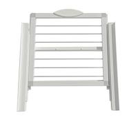 Radiola Kit de superposition GMRALAVAGE1002 pour lave-linge/sèche-linge – étendoir 44 cm Blanc