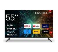 RADIOLA - RA55A2 - TV LED 55""(139cm) - 4K UHD 3840x2160 - Smart TV Vidaa - HDMIx3 - HDR - Netflix - Dolby