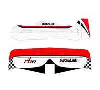 Radiolink A560 Fuselage d'avion 3D en polypropylène (PP) plat mousse 545 mm, A560 aile plate en mousse 580 mm et stabilisateur horizontal plat mousse 277 mm pièces d'avion (version déjà assemblée)