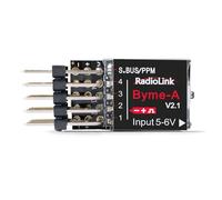 Radiolink Byme-A V2.1 RC Contrôleur de vol stabilisateur d'avion avec 6 modes de vol 4 canaux pour cascades A560, avion à ailes fixes 3D, aile droite, jet, avion T-Tail et plus encore