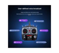 RadioLink Nouvel Émetteur RC T16D 16 Canaux 2,4 GHz avec Récepteur R16F Télécommande pour Voiture RC, Bateau, Drone Droit