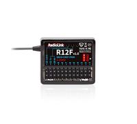 Radiolink R12F Récepteur RC 12 canaux 4 km Contrôle longue portée Tension Télémétrie Récepteur RC pour drone RC Avion, Jet, Voiture Fonctionne pour Émetteur Radiolink T12D/T16D/T8S/T8FB/RC8X/RC6GS
