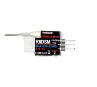 Radiolink R6DSM RC Récepteur Mini 2.4Ghz 10 Canaux SBUS/PPM pour Mini FPV Racing Drone, Quadcopters Aircraft, AT9S AT9S Pro/AT10/AT10II Transmitter