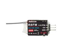 Radiolink R8FM 8 Canaux 2.4GHz Micro RC Récepteur SBUS/PPM pour Mini FPV Racing Drone, Quad, Avion RC6GS V3/RC4GS V3/T8FB/T8S/RC8X/T16D/T12D Transmetteur