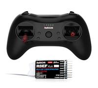 Radiolink T8S 8 canaux 2,4 GHz RC Émetteur et récepteur R8EF RX, télécommande et contrôleur Batterie intégrée pour quad / avion / voiture / bateau et plus (mode 2 main gauche pas Self Center)