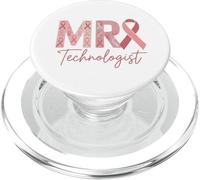 Radiolo de Sensibilisation au Cancer du Sein Ruban Rose IRM Technologist PopSockets PopGrip pour MagSafe