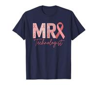Radiolo de Sensibilisation au Cancer du Sein Ruban Rose IRM Technologist T-Shirt