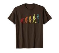 Radiologie Evolution Radiologie Infirmière Radiographe Radiologiste T-Shirt, Homme, Marron, L