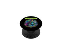 Radiologie Grim Reaper X-Ray Rad Tech Radiologist Spooky PopSockets PopGrip Adhésif
