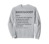 Radiologue Définition du poste Radiologue drôle personnalisé Sweatshirt