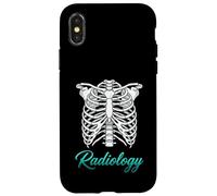 Radiology Cage nervurée Squelette X-Ray Tech Medical Professional Coque pour iPhone X/XS