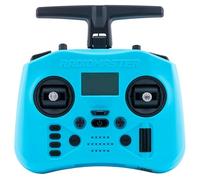 Radiomaster Pocket ELRS Manette de cardan Hall EdgeTX et LED pour drones FPV, hélicoptères RC, voitures RC, bateaux EU-LBT (sans piles 18650) (bleu)